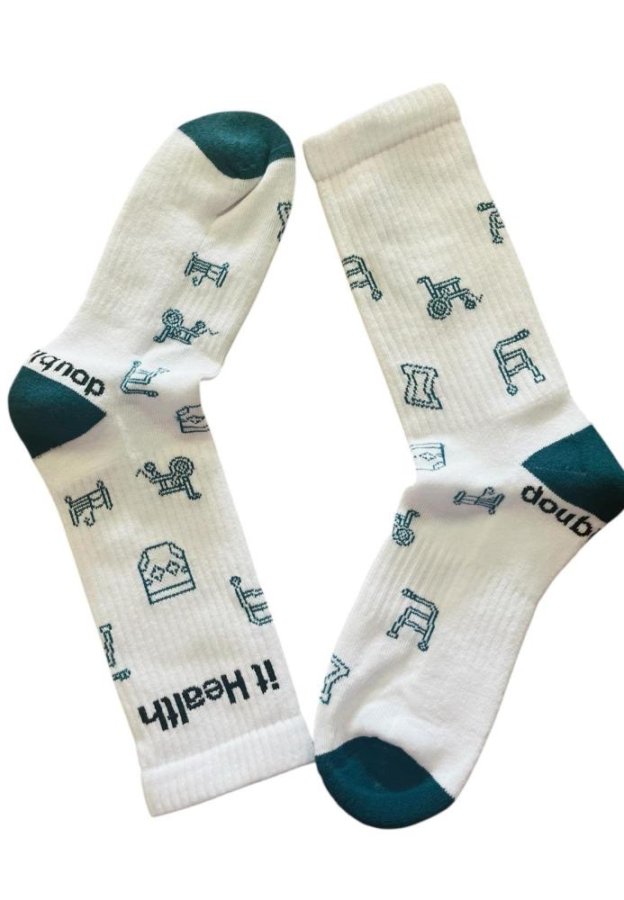 Sosete UNISEX,Talpa Flausata,Culoare Alb,Engros